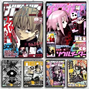 S-Soul E-Eater Anime Good Quality Prints and Posters Vintage Room Bar Cafe Decor Home Decor