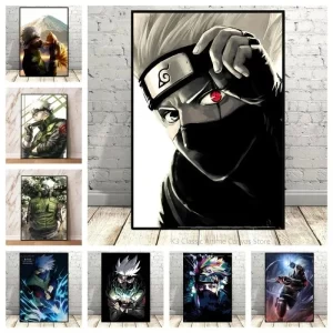 Japan Classic Anime Naruto Posters Kakashi High Quality Art Wall Stickers Modern Decoration Accessories Kid Toy Gift Poster